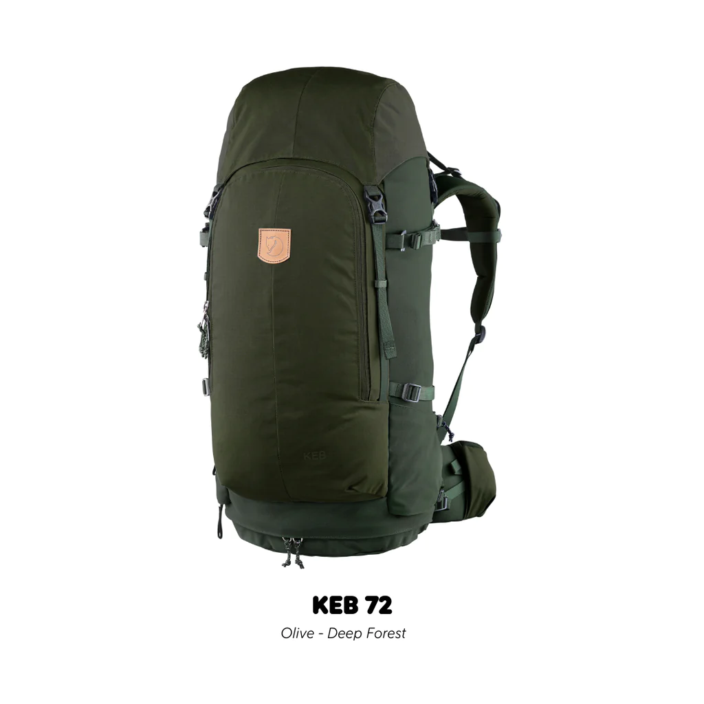 FJALLRAVEN KEB 72 OLIVE - DEEP FOREST